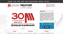 Desktop Screenshot of montalvo.com.mx
